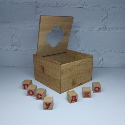  Серветниця диспенсер Bamboo 12x12x8 см China bamb