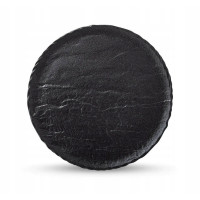 Блюдо кругле без поля чорна Slatestone black 30 см Wilmax WL-661128 / A