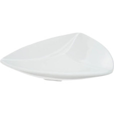  Менажниця з 3 заглибленнями трикутна біла White 20 см Wilmax WL-992584 / A