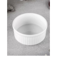  Форма для запекания и подачи круглая белая White 180 мл Wilmax WL-996134