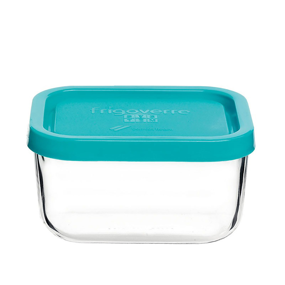  Контейнер для зберігання прямокутний з кришкою Frigoverre classic 400 мл 13x10x7 см Bormioli Rocco 335170