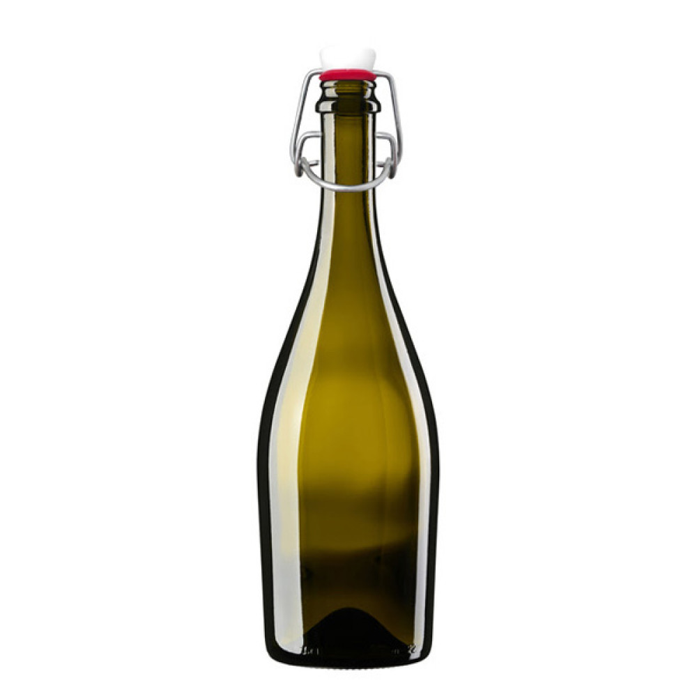  Пляшка з бугельним корком оливкова Champagne 750 мл Vetropack 727757