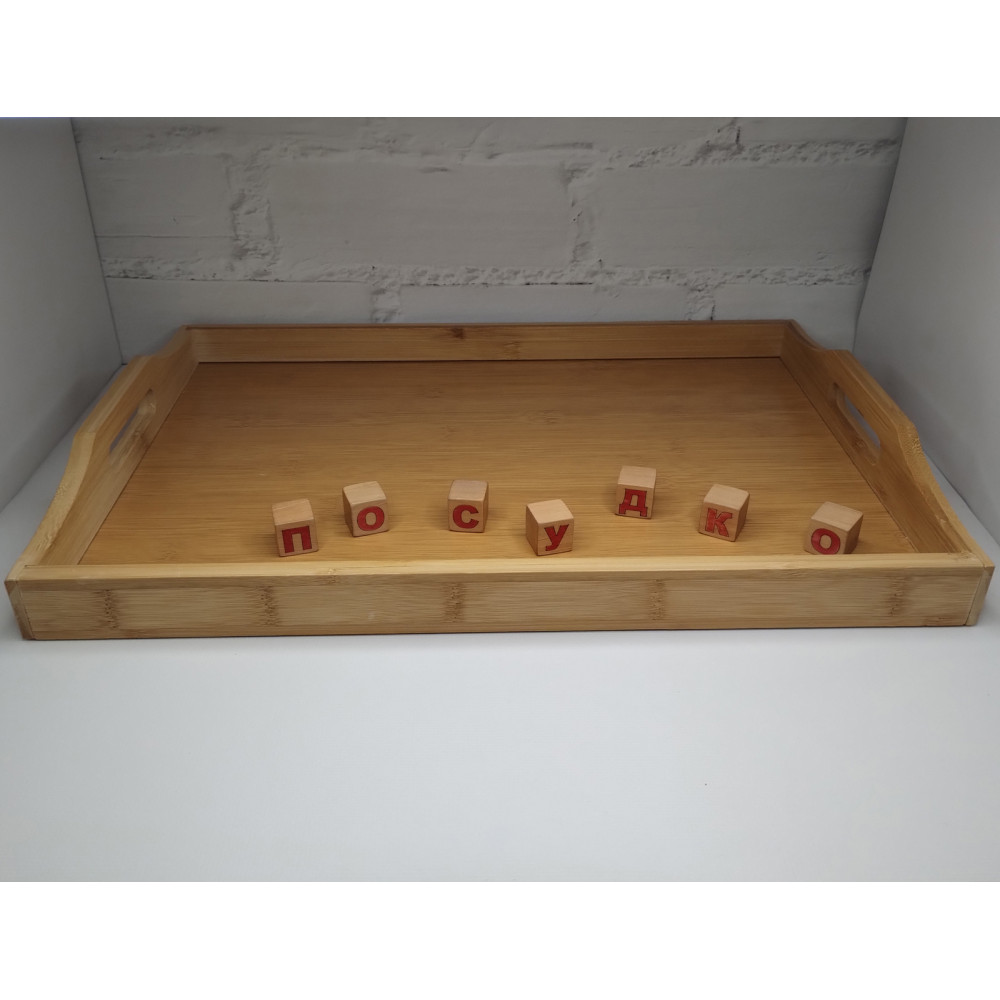  Піднос прямокутний Bamboo 43x30 см China bamb