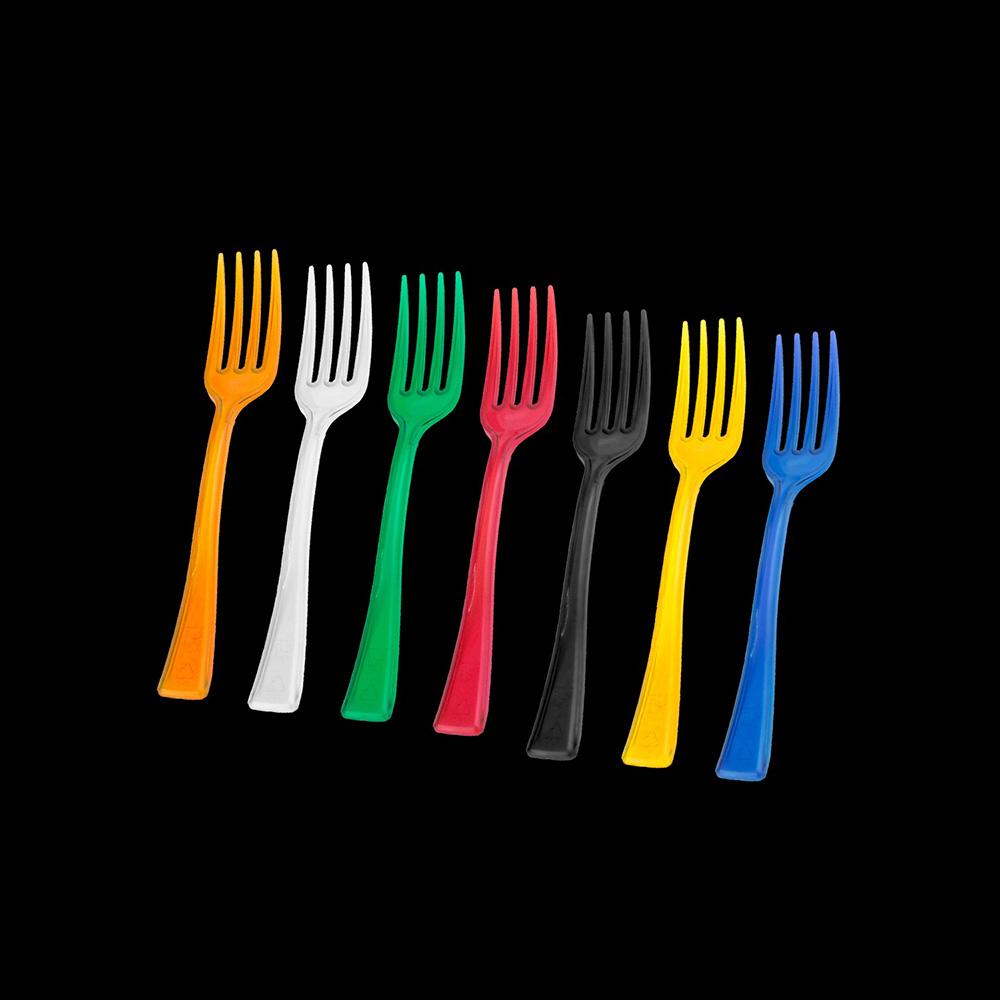  Виделка фуршетна кольорові Fork 10 см ШвидкоFF