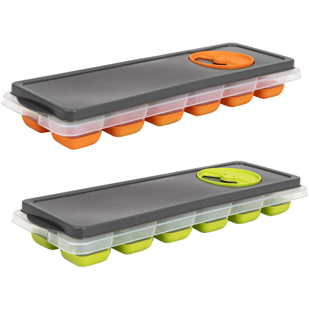  Форма для льоду з кришкою 12 шматочків Ice cube 12x25 мл 26x9x3,5 см Herevin 161020-560