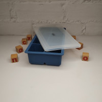  Форма для льда с крышкой 8 отделений Sky blue 8x105 мл 21x11x5 см Lessner 10311