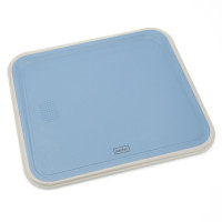  Дошка розробна з силіконовим краєм двохстороння синя Sky blue 38x33 см Lessner 10314