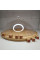  Дошка для сервіровки кругла з ковпаком Bamboo 35x18 см China bamb