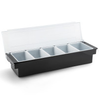  Ящик барний з кришкою 5 ємностей Boxes 590 мл x 5 шт 50x15x10 см FoREST 641500
