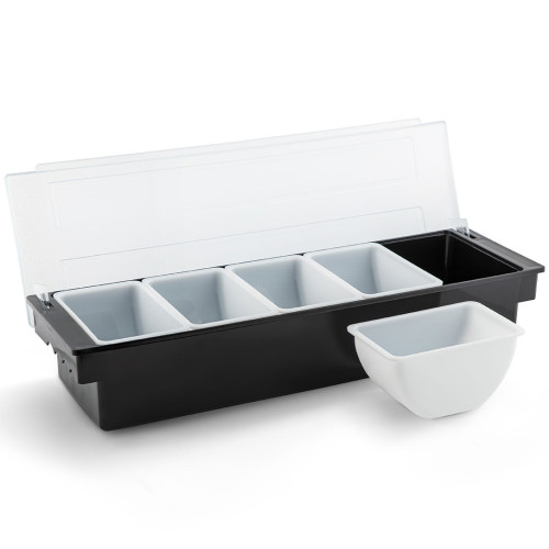  Ящик барний з кришкою 5 ємностей Boxes 590 мл x 5 шт 50x15x10 см FoREST 641500