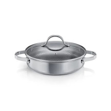  Сковорідка з двома ручками з кришкою Steel craft 3 л 28 см Tescoma 780568