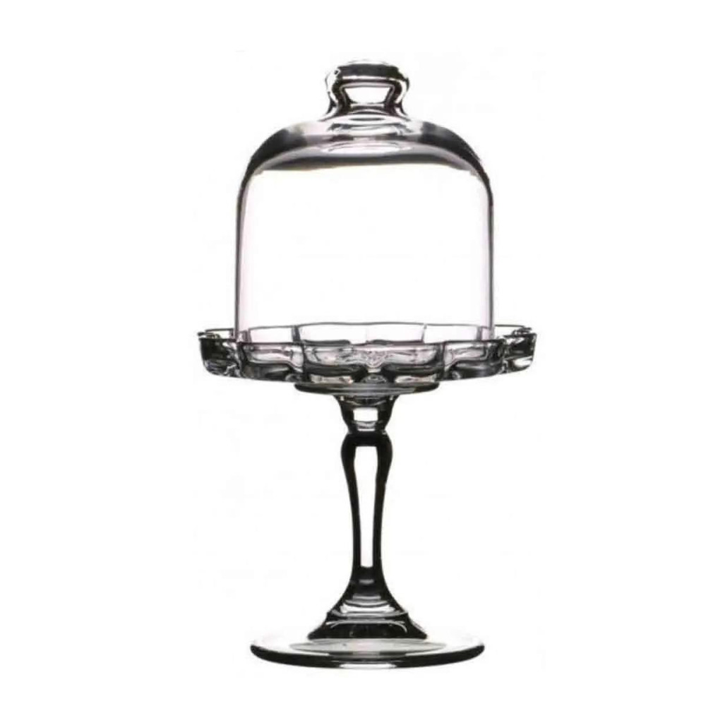  Ємність для подачі на ніжці з ковпаком Patisserie mini 11x19 см Pasabahce 96457