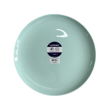  Блюдо кругле без поля салатове Diwali light turquoise 32 см Luminarc, France