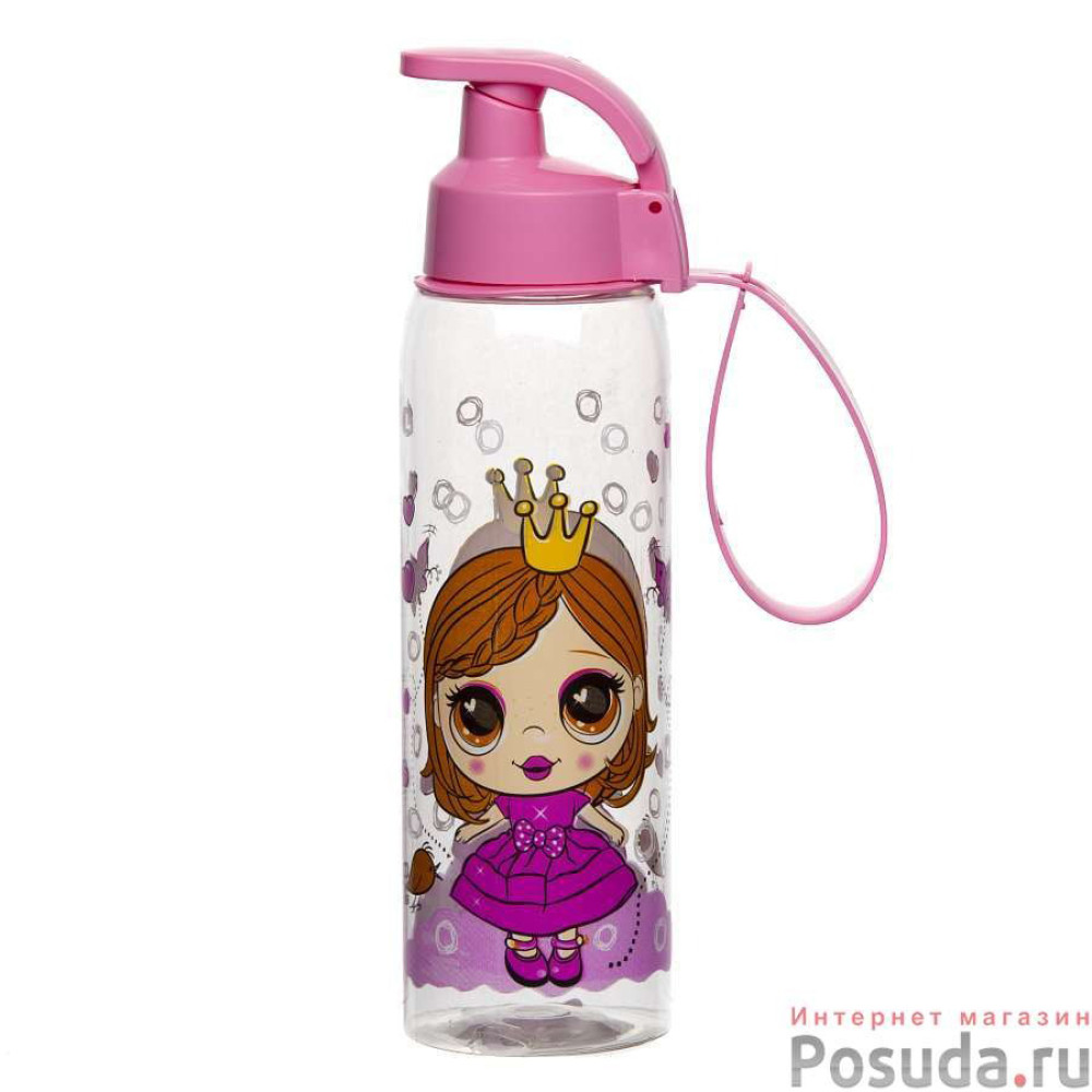  Пляшка з кришкою та ремінцем спортивна Prences 500 мл Herevin 161415-390