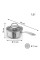  Ківшик з нержавіючою ручкою з кришкою Steel craft 1,5 л 16x8 см Tescoma 780580