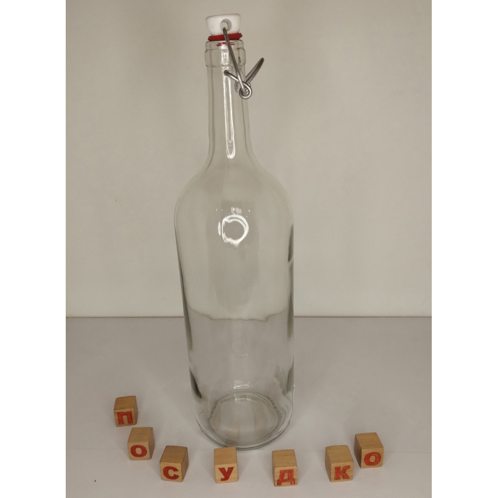  Пляшка з бугельним корком прозора Bordolesa 1,5 л Vetropack 730307