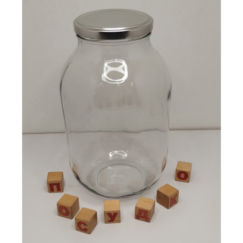  Банка твіст-офф з кришкою big TO82 2 л 21x13 см EuroGlass 19582