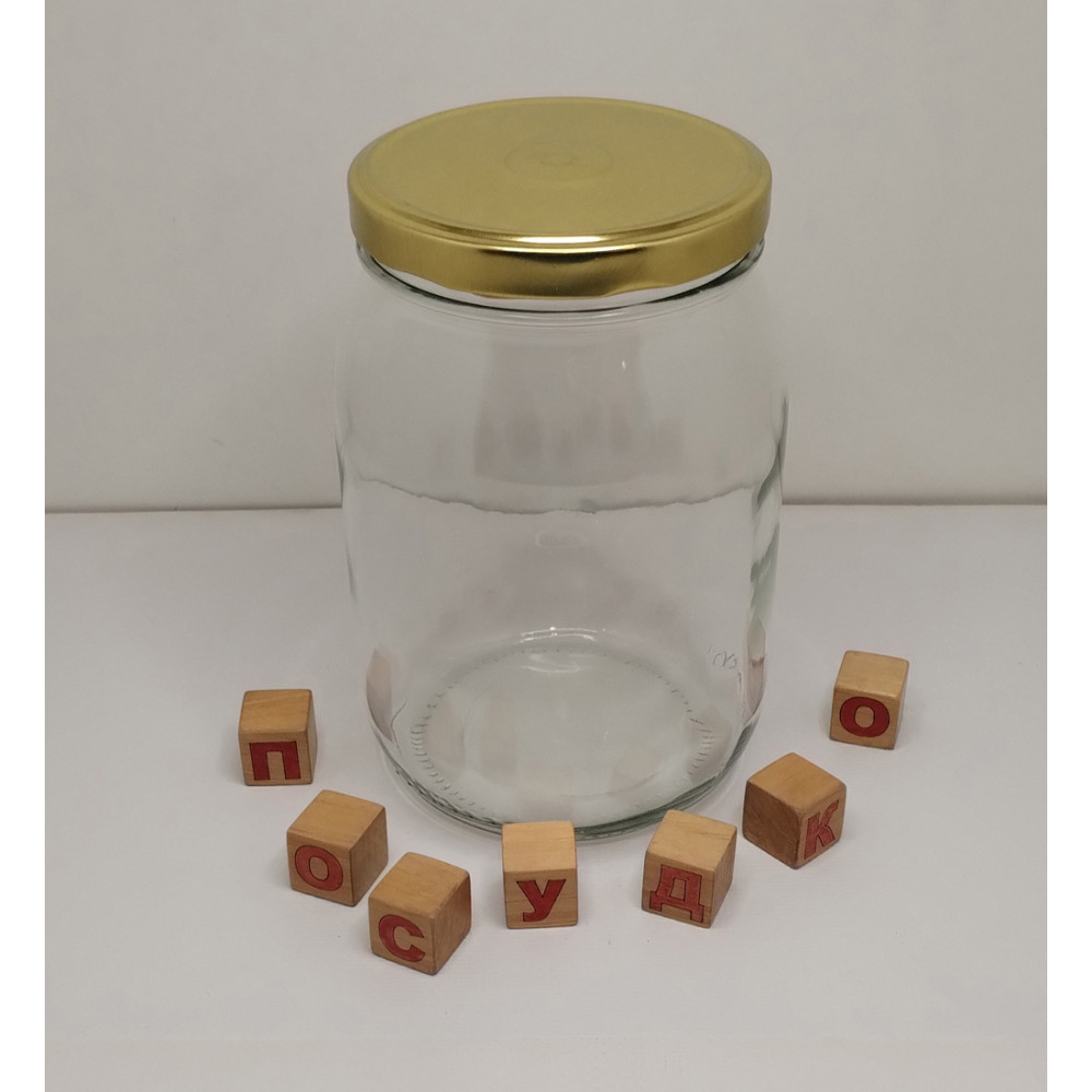  Банка твіст-офф з кришкою big TO100 1,45 л 18x12 см EuroGlass 809100