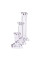  Свічник на одну свічку Candelabra prado 10 см Crystal Bohemia 95037/58801/100