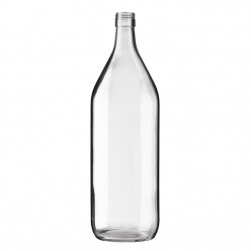  Пляшка з різьбовим горлом з кришкою ковпач PP31,5 прозора Vodka 2 л EuroGlass 366499