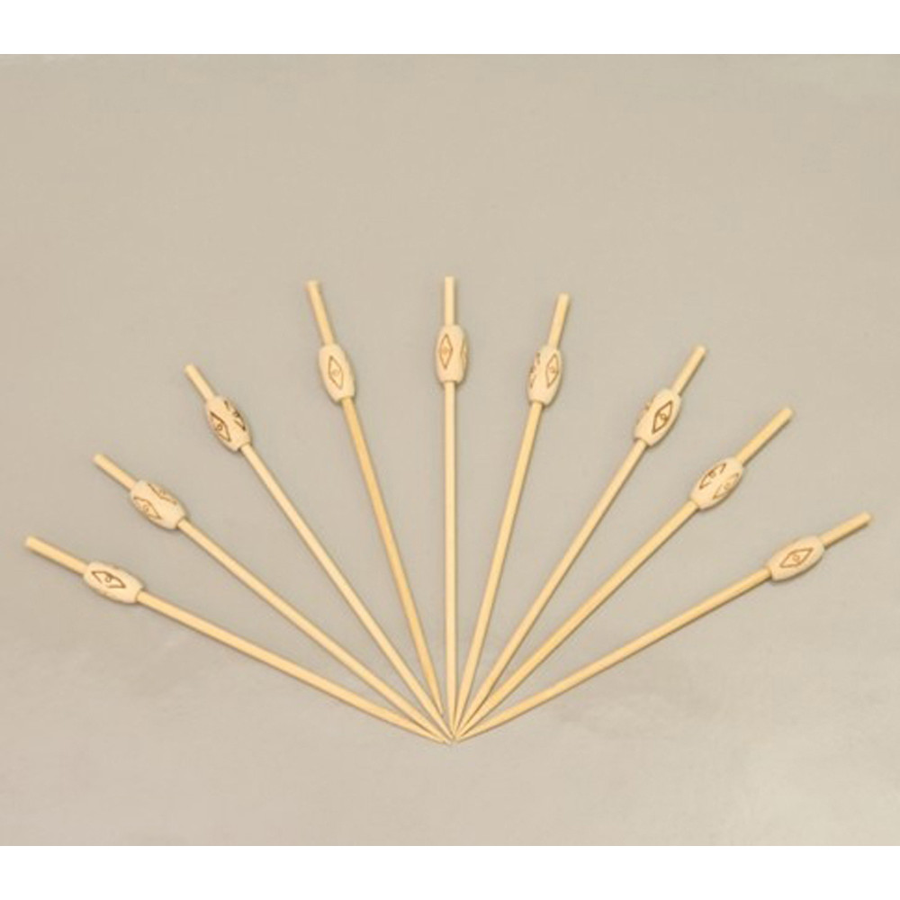  Шпажка для канапок карибо бежева Bamboo 12 см Eco 33224