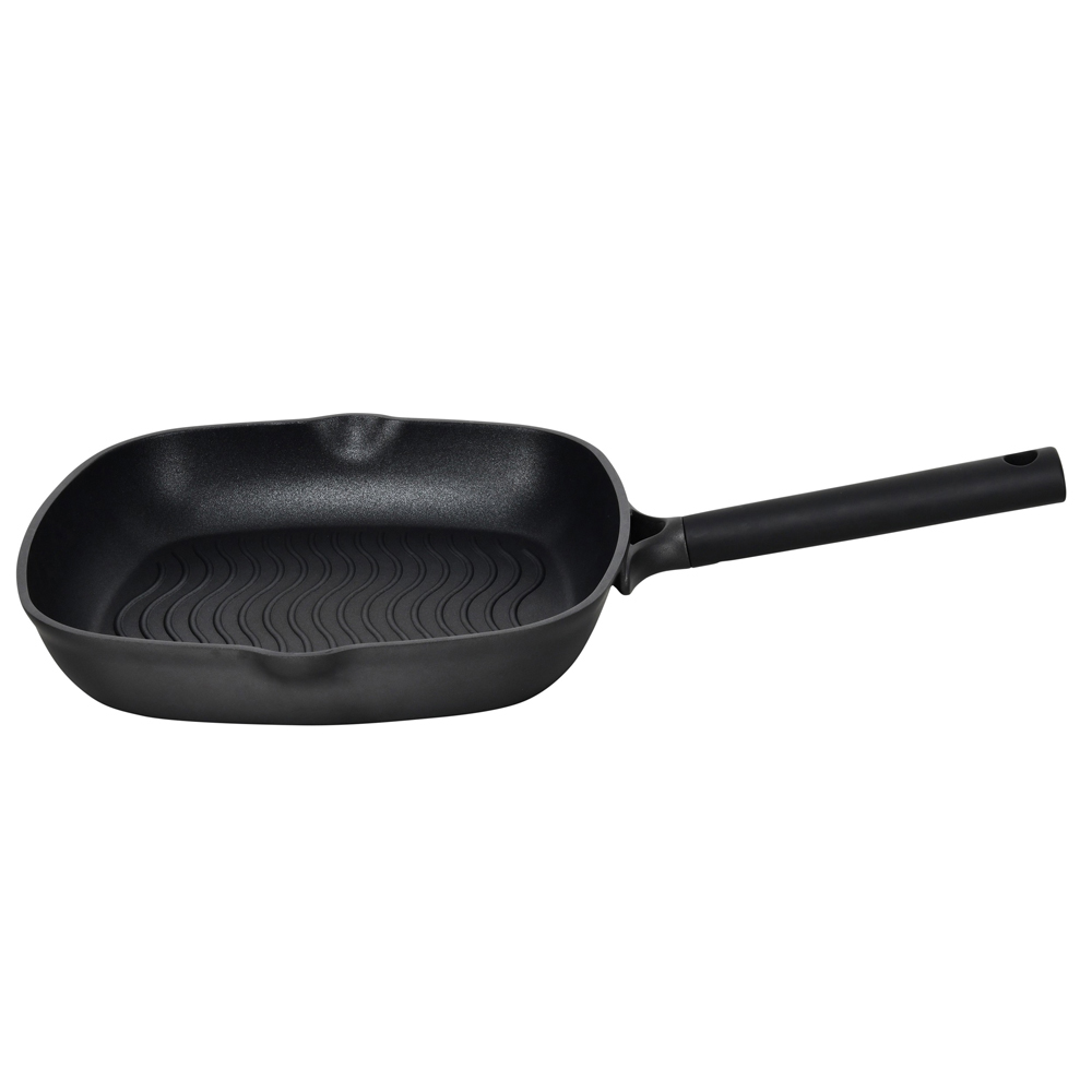  Сковорідка гриль квадратна з ручкою IQ be traditional 28 см Ringel IQ-1145-28 g