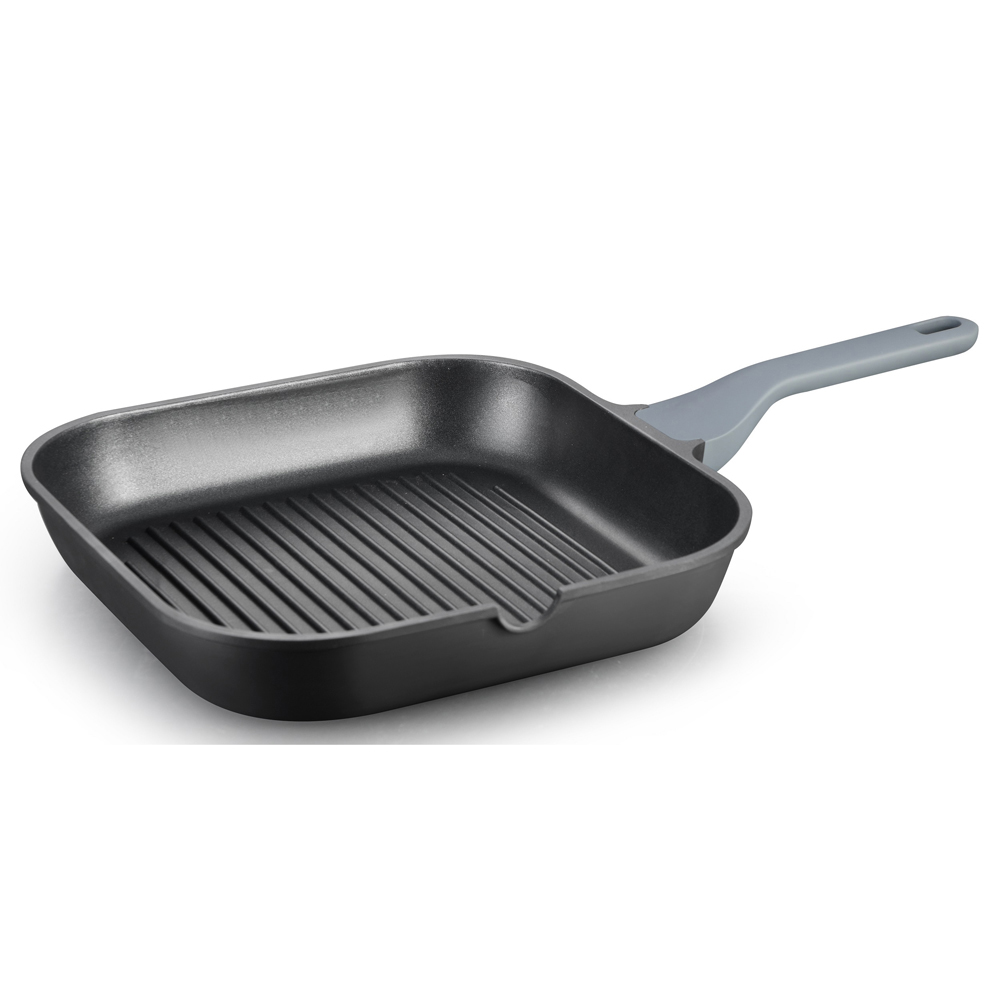  Сковорідка гриль квадратна з ручкою IQ be creative 28 см Ringel IQ-1147-28 g
