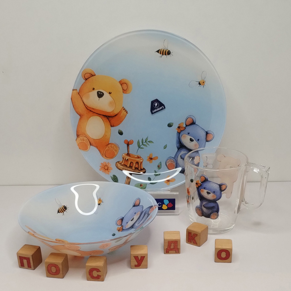  Набір посуду дитячого у картоні Bears feast Luminarc, UAE